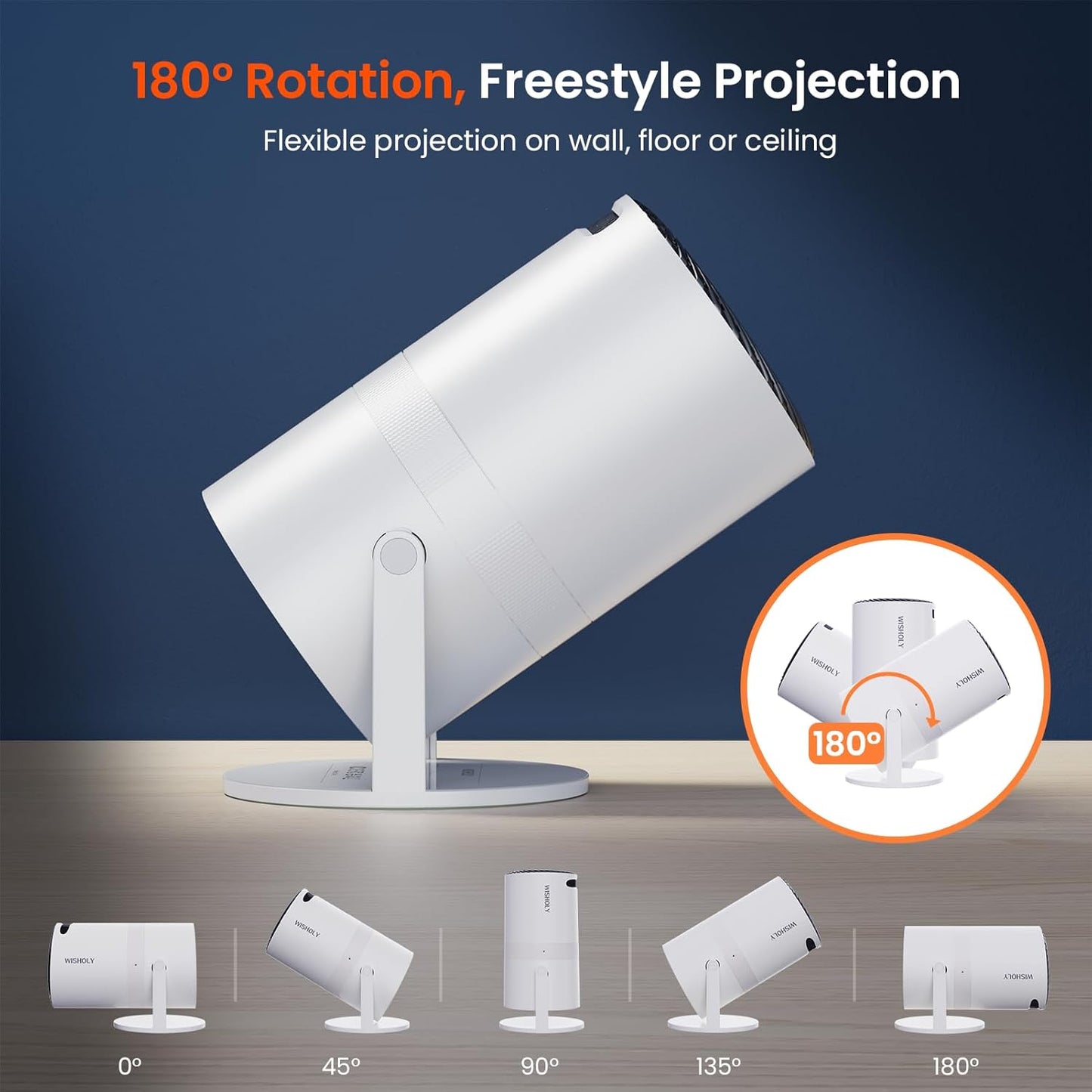 WISHOLY Mini Projector with WiFi and Bluetooth 1080P Portable
WISHOLY Portable Movie Projector 180° Rotatable with Auto Keystone
WISHOLY 1080P HD Home Theater Projector Compatible with Smartphone, Laptop, TV Stick
Compact WISHOLY Mini Projector for Outdoor and Indoor Entertainment
WISHOLY Small Projector with Dual-Band WiFi and Bluetooth Speakers Support
Lightweight WISHOLY Portable Projector for Travel and Home Cinema